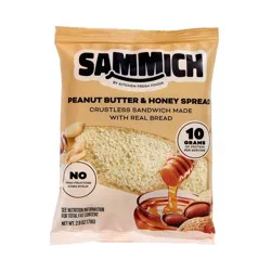 Sammich Peanut Butter & Jelly Crustless Sandwich - Honey - 2.8oz
