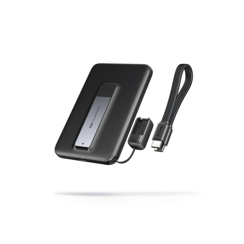 slide 1 of 13, INIU MagPro Neo Qi2 15W Magnetic 5000mAh Power Bank with LED display - Black, 1 ct