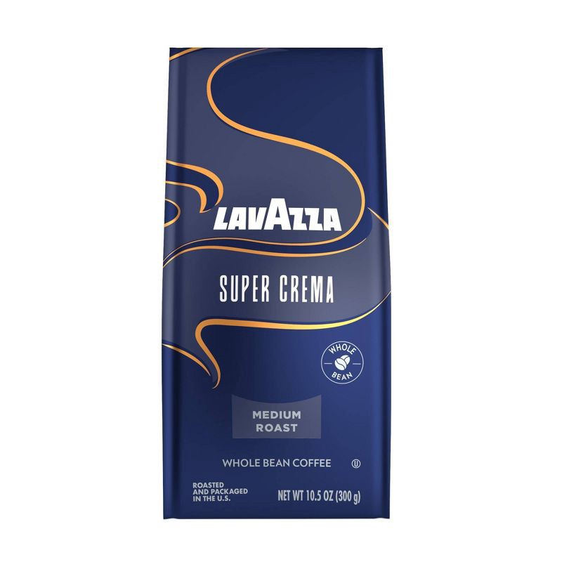 slide 1 of 7, Lavazza Super Crema Medium Roast Whole Bean Coffee - 10.5oz, 10.5 oz