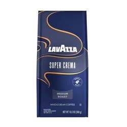Lavazza Super Crema Medium Roast Whole Bean Coffee - 10.5oz