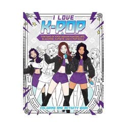 Simon & Schuster I Love K-Pop Coloring and Activity Book - by Reel Ink Press (Paperback)