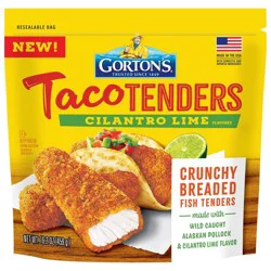 Gorton's Wild Caught Cilantro Lime Taco Tenders Alaskan Pollock - Frozen - 16.2oz