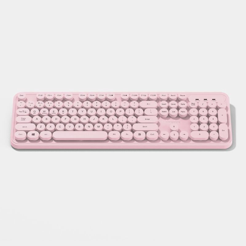 slide 1 of 7, Full Size Keyboard Pink Frost- heyday™, 1 ct