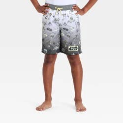 Boys' Star Wars Swim Trunks - Gray S
