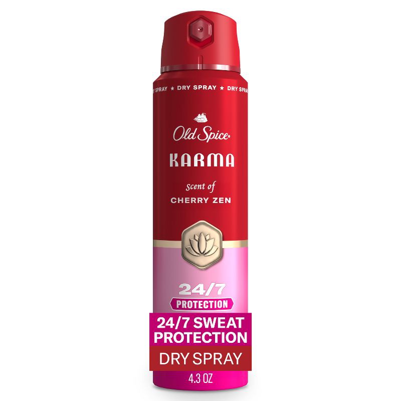 slide 1 of 16, Old Spice Red Collection Men's 48-Hour Odor Protection Lightweight Formula All-Day Freshness Antiperspirant Spray - Karma Scent - 4.3oz, 4.3 oz