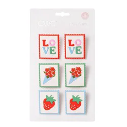 Cook With Color Bag Clips Love Stamps