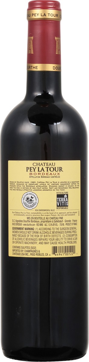 slide 2 of 9, Vin De Bordeaux Dourthe Chateau Pey La Tour Bordeaux 750 ml, 750 ml