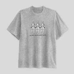 Men's Star Wars Storm Trooper Group Photo Short Sleeve Graphic T-Shirt - Heathered Gray M