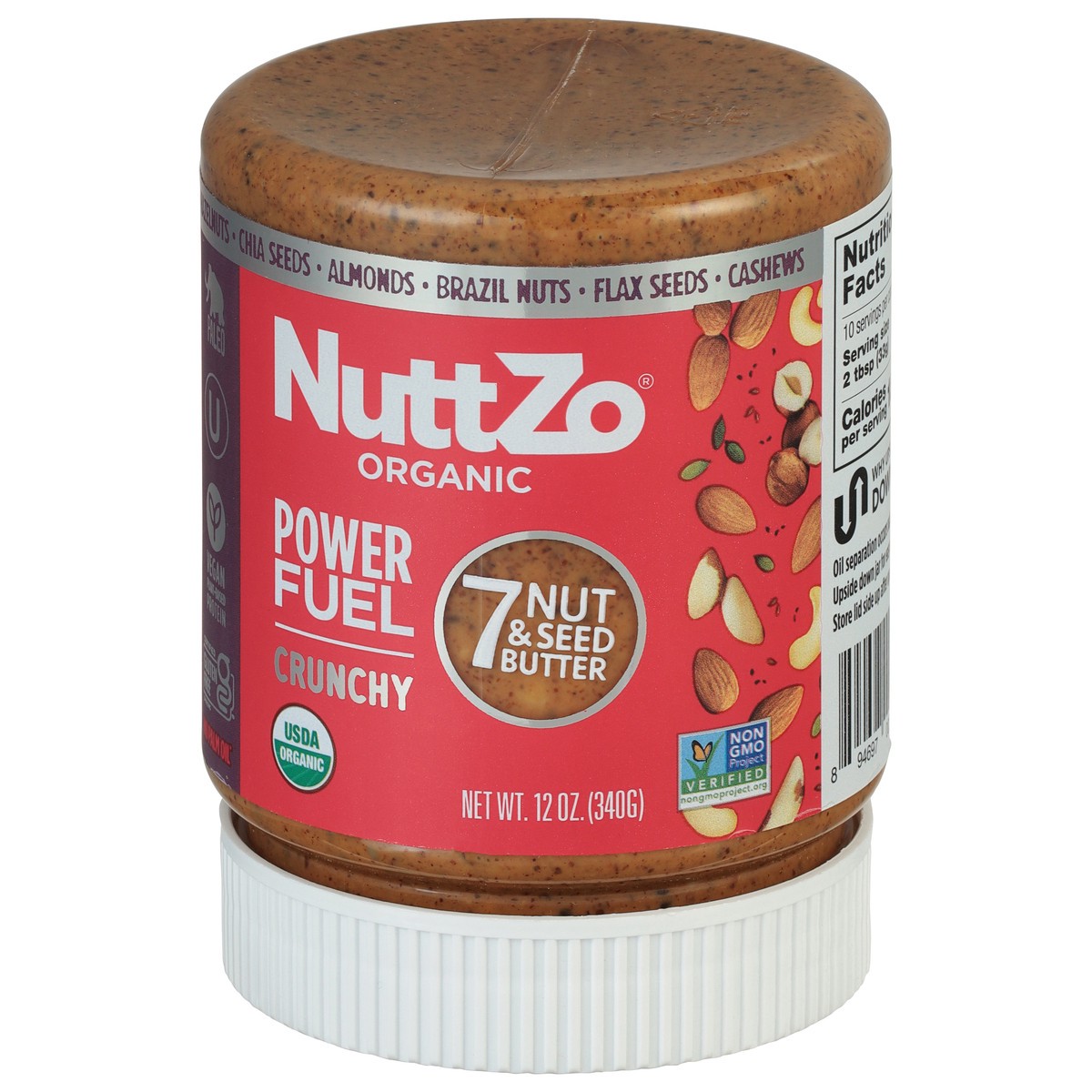 slide 6 of 9, NuttZo Nuttzo Power Fuel Spread, 12 oz
