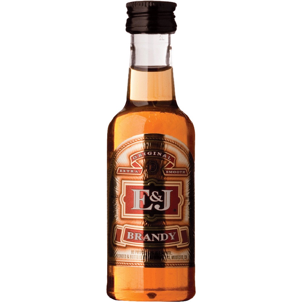 slide 1 of 1, E & J Brandy, 50 ml