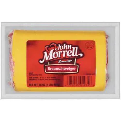 John Morrell Braunschweiger Boneless Chunk - 16oz