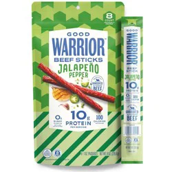 Good Warrior Jalapeno Beef Meat Sticks - 8oz/8ct