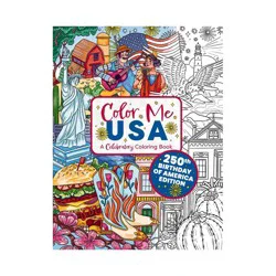 Harper Christian Color Me USA - (Color Me Coloring Books) by Editors of Cider Mill Press (Paperback)