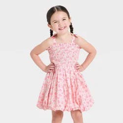 Toddler Girls' Audrey Camille Floral Dress - Pink 3T