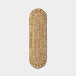 14x48" Twisted Jute Tan Table Runner Natural - Threshold™
