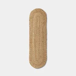 14x48" Twisted Jute Tan Table Runner Natural - Threshold™