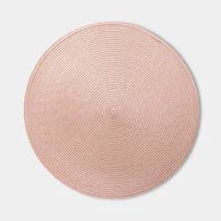 Polyround Pink Charger Pink - Room Essentials™