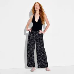 Women's Knotted Halter Top - Wild Fable™ Black S