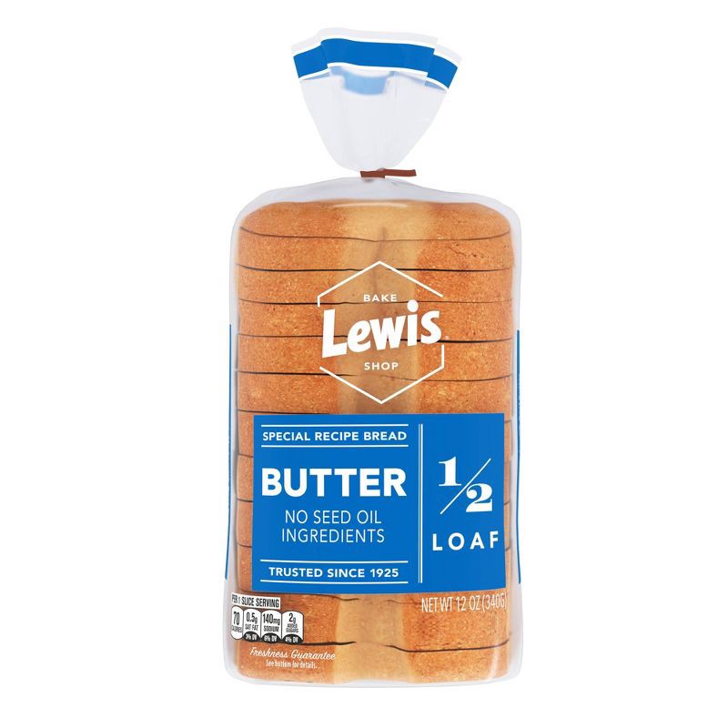 slide 1 of 6, Lewis Bake Shop Butter White Bread - 12oz, 12 oz