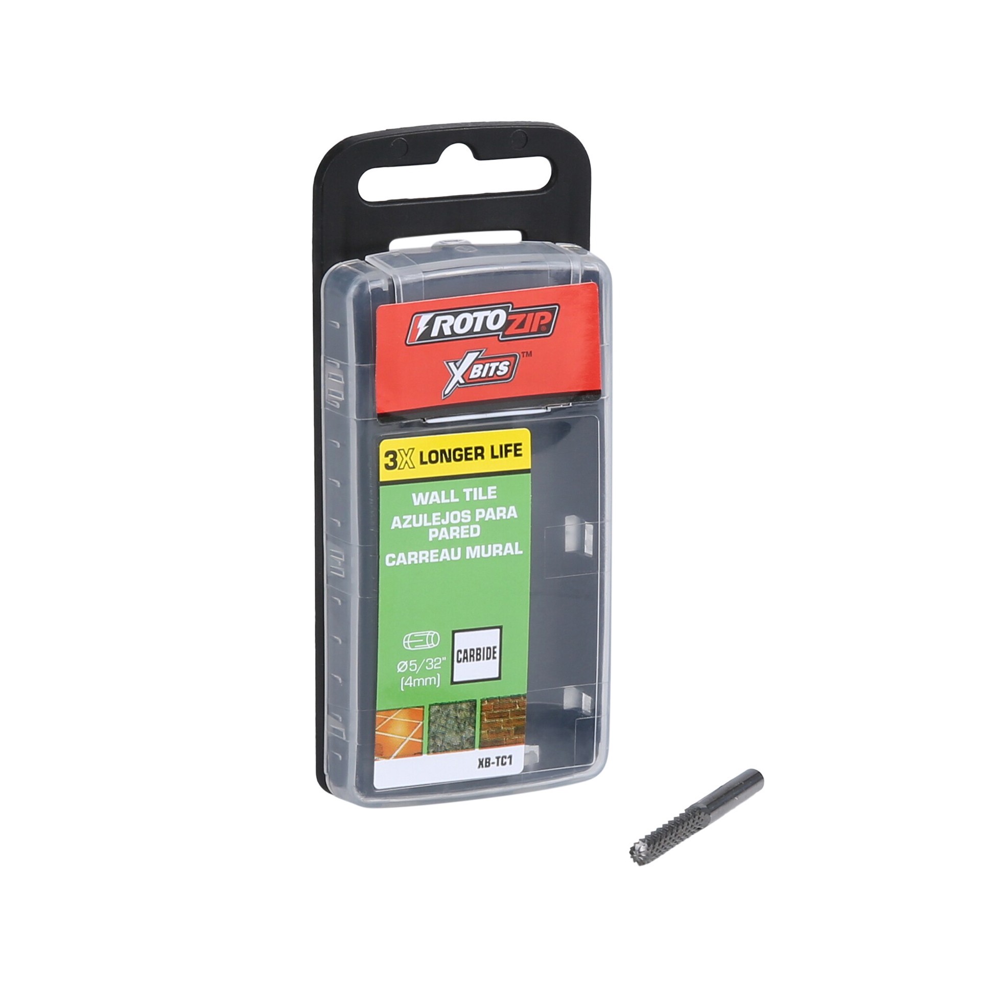 slide 3 of 6, RotoZip Carbide steel 5/32-in Cutting Bit Accessory, 1 ct