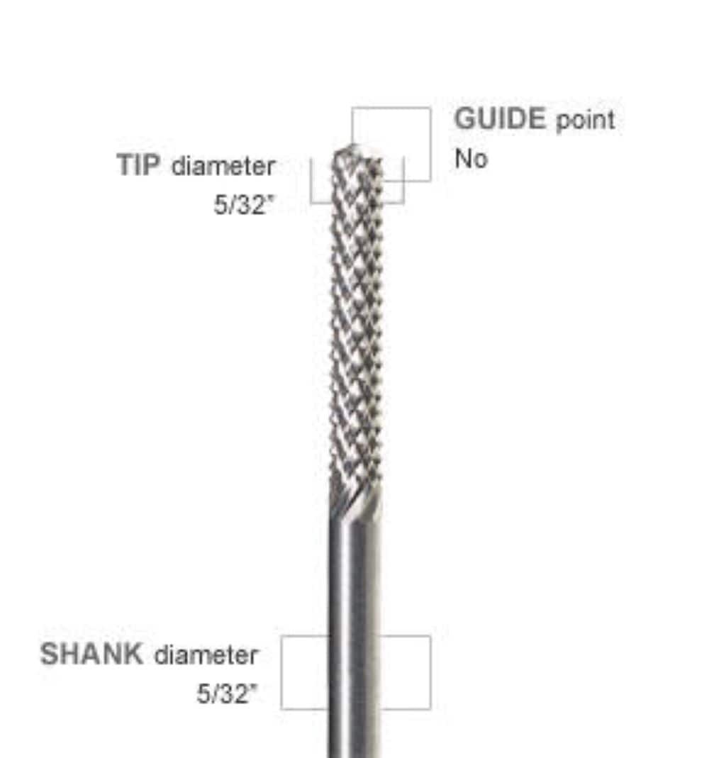 slide 5 of 6, RotoZip Carbide steel 5/32-in Cutting Bit Accessory, 1 ct
