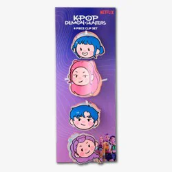 Girls' 4pk Mini Clip Set - KPop Demon Hunters