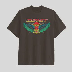 Men's Journey Short Sleeve Graphic T-Shirt - Dark Brown L