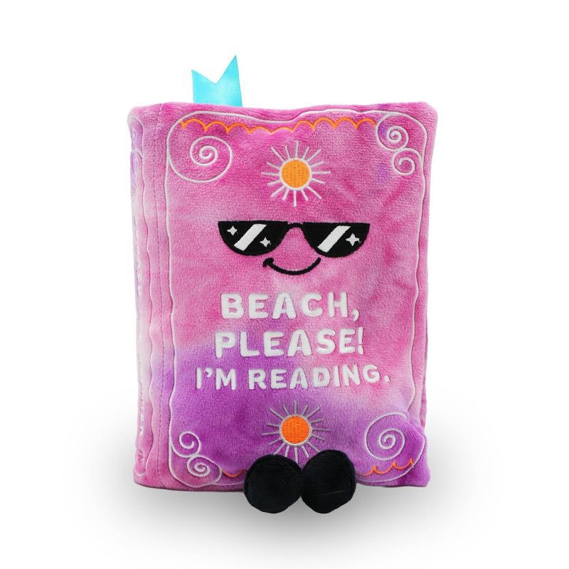 slide 1 of 3, Silver Dolphin Punchkins Plush Book: “Beach Please, I'm Reading!, 1 ct