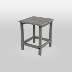 POLYWOOD Square Moore Side Table Black