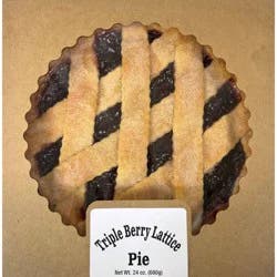 Rocky Mountain Pies Rocky Mountain Pie 8" Triple Berry Lattice Pie - 24oz