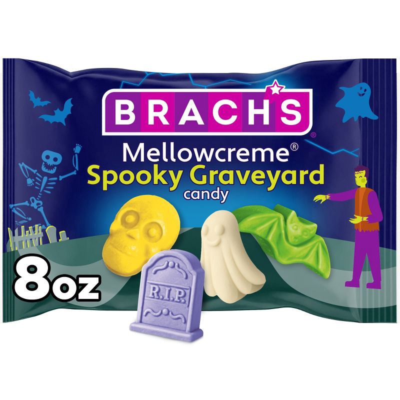 slide 1 of 8, Brach's Mellowcreme Spooky Graveyard Halloween Candy - 8oz, 8 oz