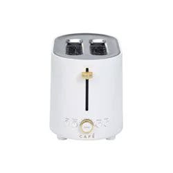 Cafe Express Finish 2-Slice Toaster Matte White