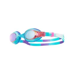 TYR Swimple Tie Dye Mirorred Youth Swim Googles - Purple/Pink
