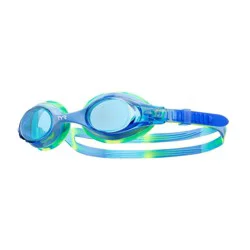 TYR Vesi Tie Dye Non-Mirorred Youth Swim Googles - Blue/Green