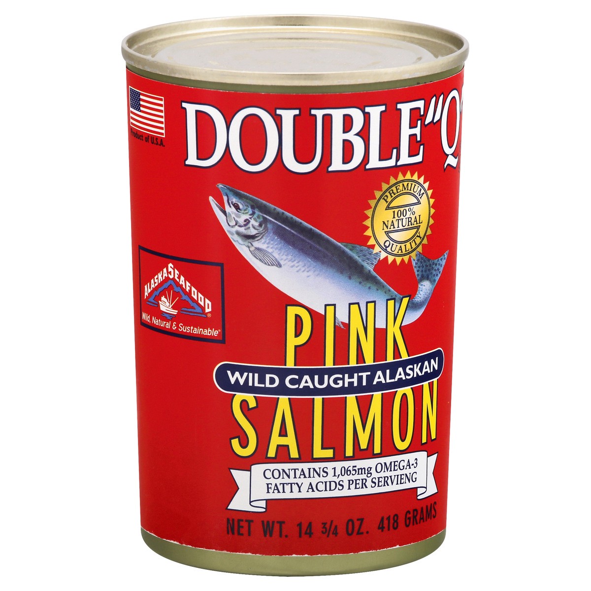 slide 6 of 13, Double Q Pink Salmon, 14.75 oz