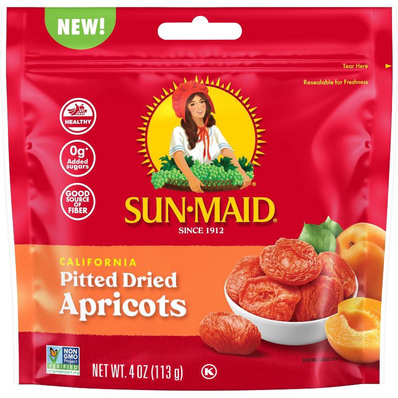 slide 1 of 4, Sun-Maid California Dried Apricot - 4oz, 4 oz