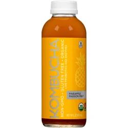 HyVee Pineapple Passion Fruit Kombucha- 16 fl oz
