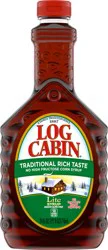 Log Cabin Lite Syrup 24 oz