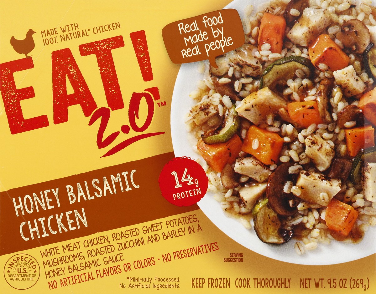 slide 1 of 4, Eat Honey Balsamic Chicken 9.5 oz, 9.5 oz