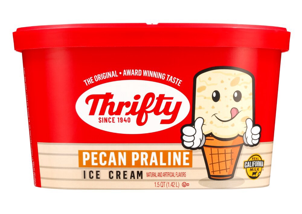 slide 2 of 2, Thrifty Ice Pecan Praline, 48 oz
