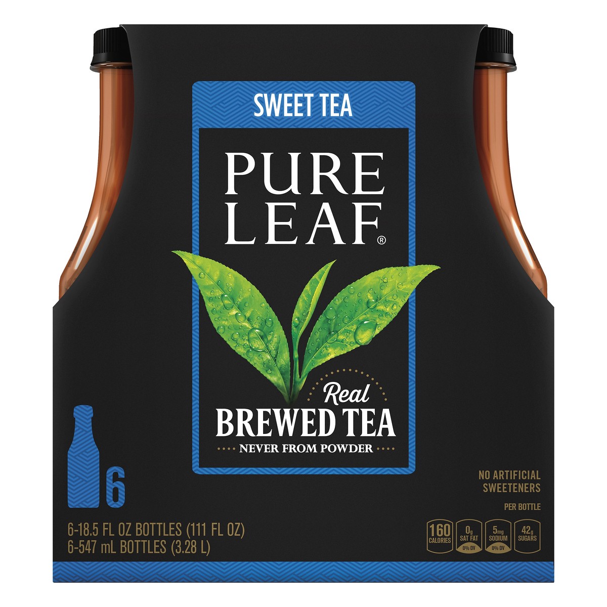 slide 1 of 9, Pure Leaf Iced Tea, 6 ct; 18.5 fl oz