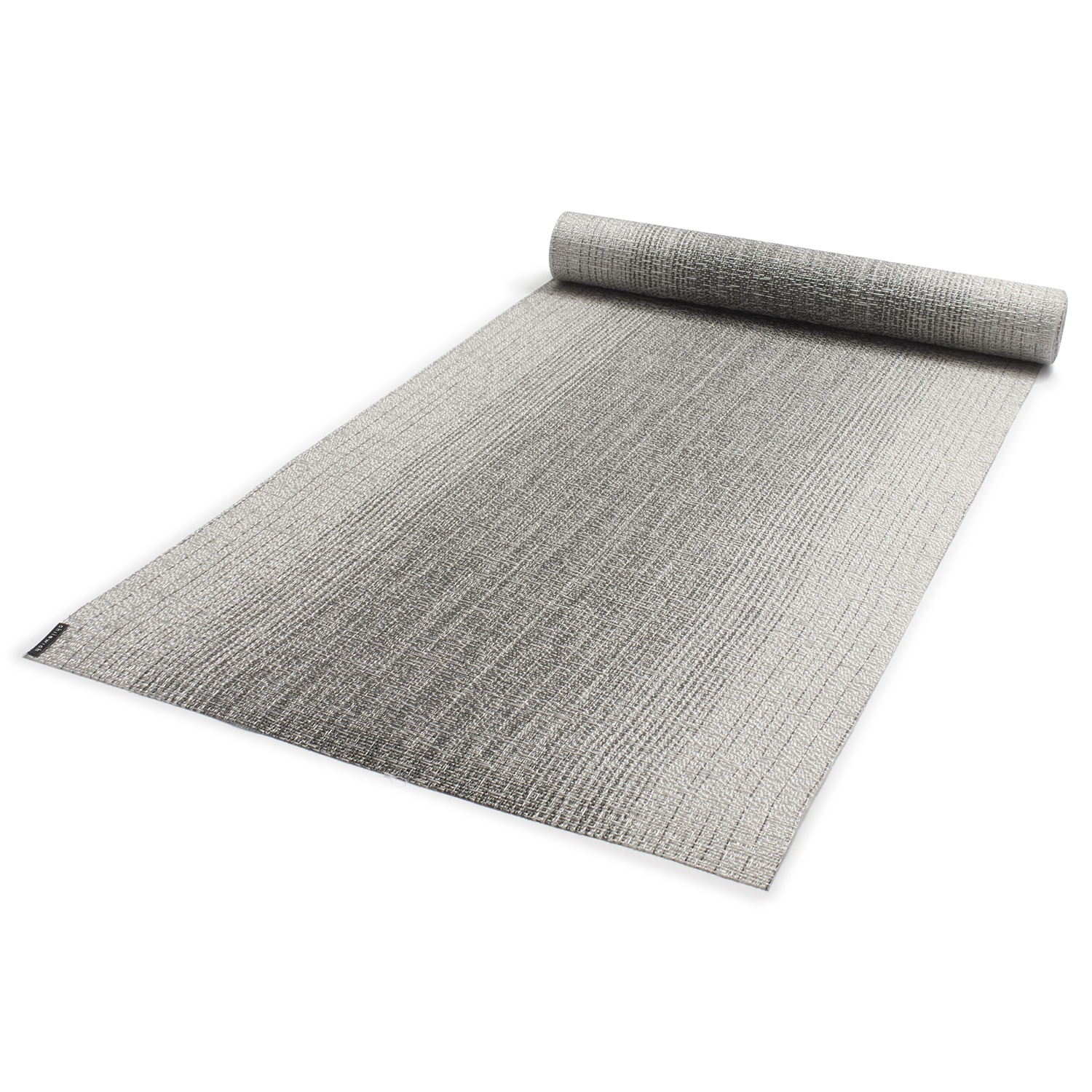 slide 1 of 1, Chilewich Ombr Table Runner, Silver, 72 in x 14 in