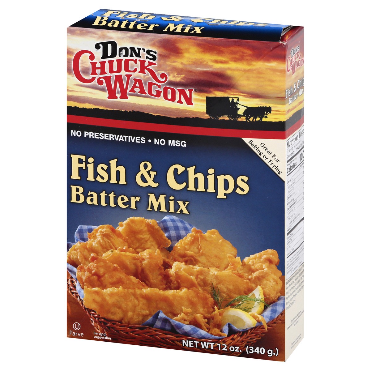 slide 8 of 9, Don's Chuck Wagon Fish & Chips Batter Mix 12 oz, 12 oz