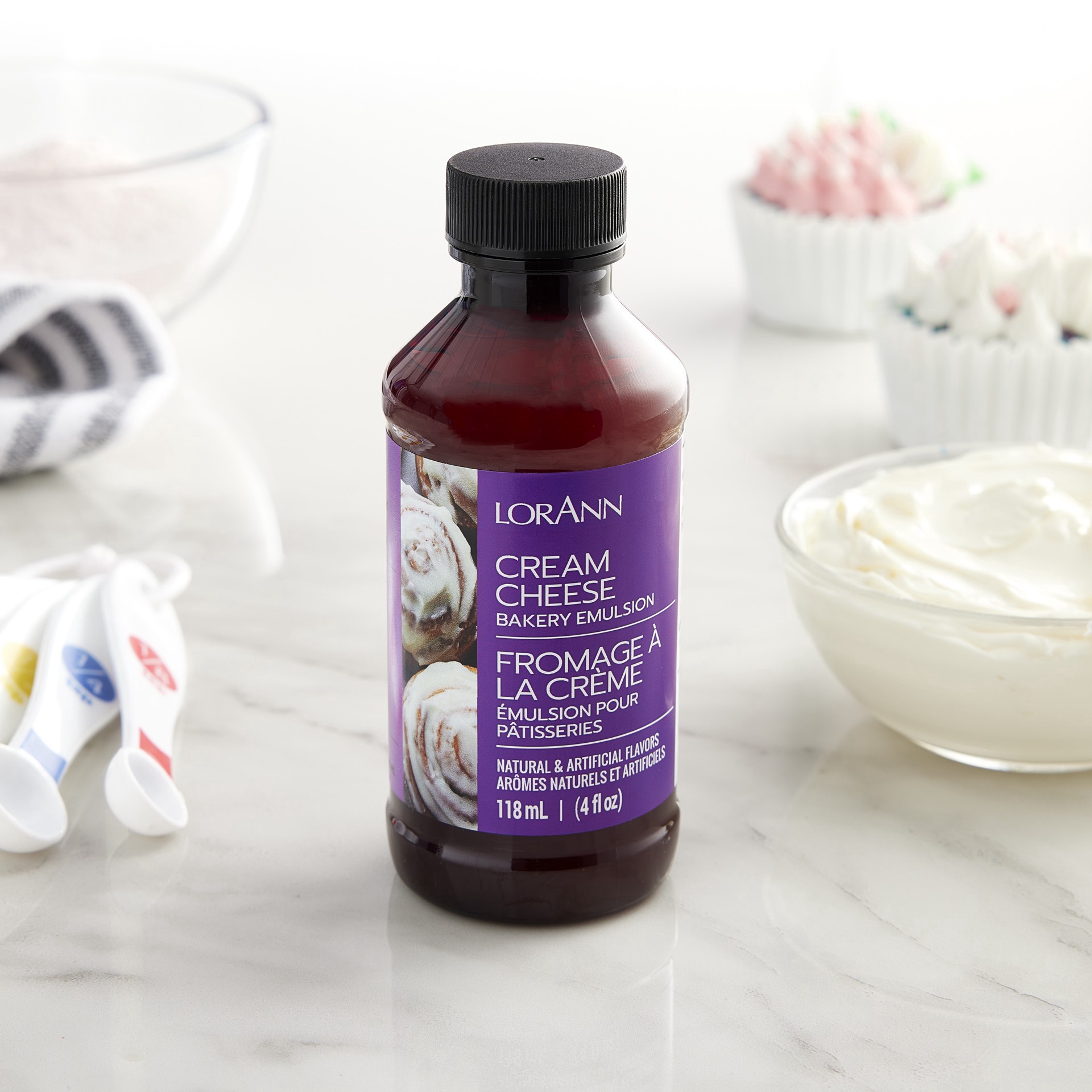 slide 2 of 2, Lorann Oils Bakery Emulsion, Cream Cheese, 1 ct
