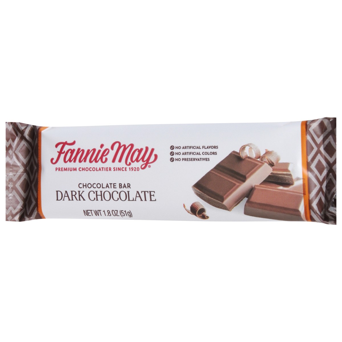 slide 3 of 9, Fannie May Dark Chocolate Bar, 1.8 oz