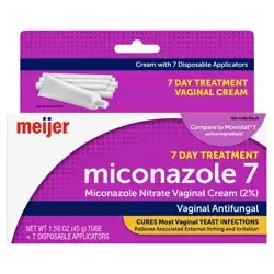 Meijer Miconazole 7, Miconazole Nitrate Vaginal Cream (2 Percent)