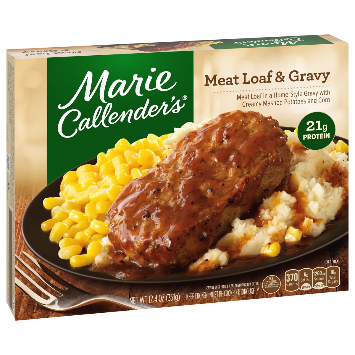 slide 4 of 9, Marie Callender's Meat Loaf & Gravy 12.4 oz, 12.4 oz