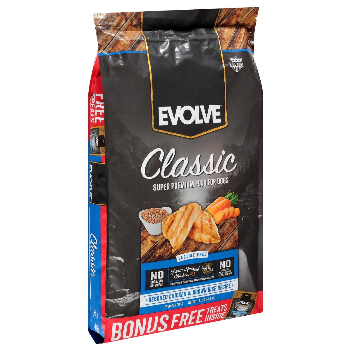 slide 6 of 9, Evolve Chicken Maintance Dog Food, 15 lb