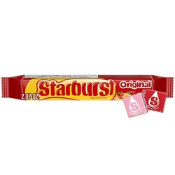 Starburst Fruit Chews Chewy Candy Original Single Pack - 2.07 Oz