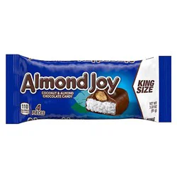 Almond Joy Coconut And Almond Chocolate King Size Candy Bars Multipack - 4-3.22 Oz